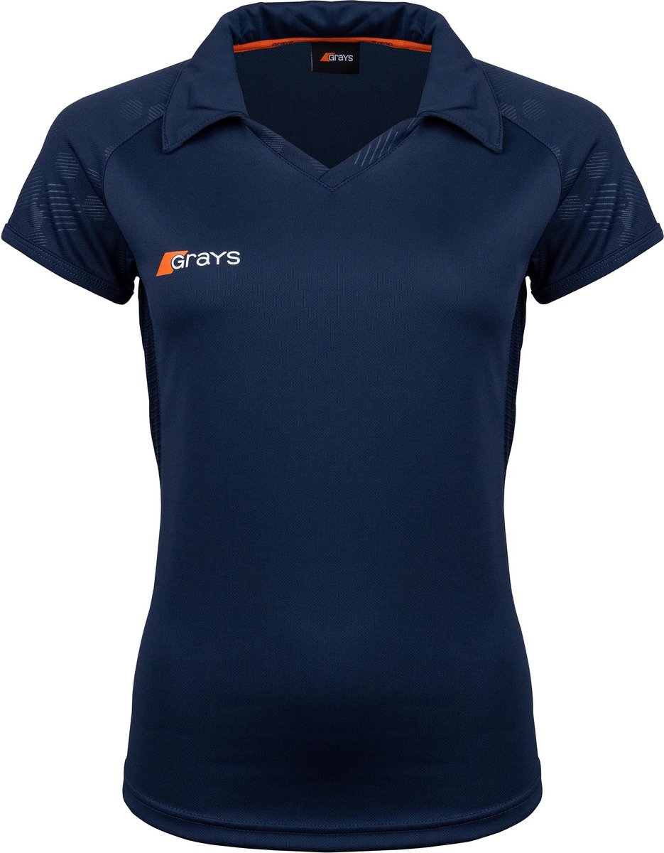 Grays hockeykleding Apex 750 Shirt Wmn Donkerblauw - maat 2XL