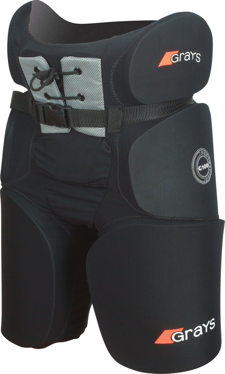 Grays hockey keeper kit Padded Short Jnr Zwart / Fluo Geel - Junior