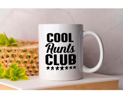 Mok Cool Aunts Club - AuntLife - Gift - Cadeau - AuntieLove - AuntieTime- AuntieVibes - AuntLifeBestLife - TanteLeven - TanteLiefde - TanteLevenBesteLeven - TanteVibes