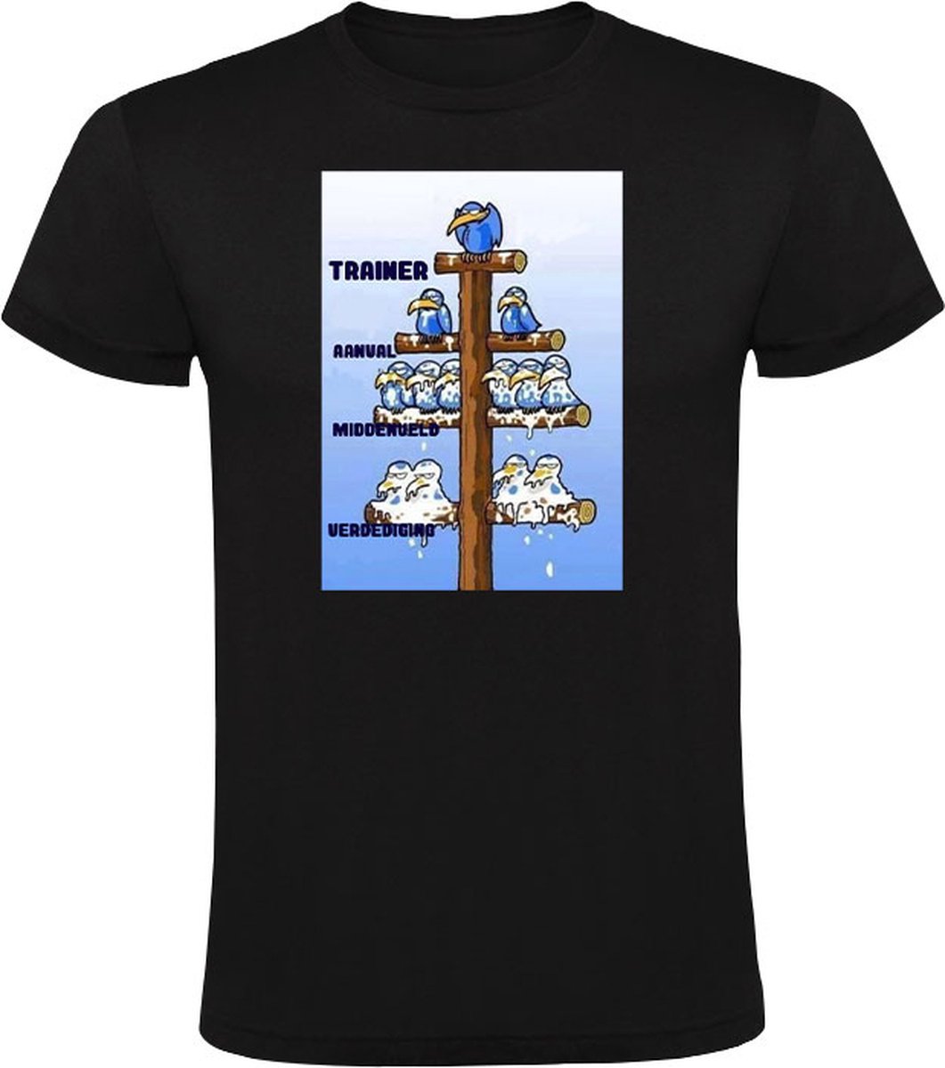 Schijt vogels Heren T-shirt - sport - trainer - voetbal - hockey - speler - game - humor - grappig