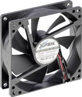 X-Fan RDH8025B2 Ventilateur axial 24 V/ DC 61,2 m³/h (lxlxh) 80 x 80 x 25 mm