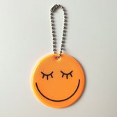 Porte-clés réfléchissant - 1 pièce - Visage - Oranje