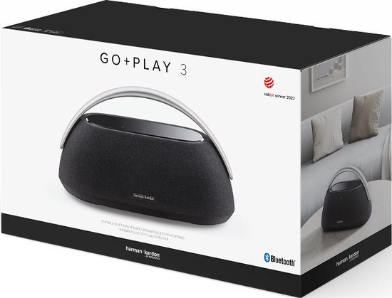 Harman Kardon Go + Play 3 - Enceinte Bluetooth sans fil - Zwart