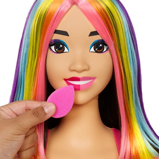 Barbie - Totally Hair Color Reveal - Poupée de cheveux Barbie - Tête de  cheveux | bol