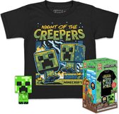 Pocket Pop! and Tee: Minecraft - Blue Creeper Kids T-Shirt Size 146-152