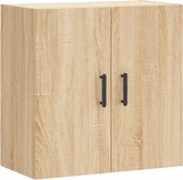 vidaXL - Wandkast - 60x31x60 - cm - bewerkt - hout - sonoma - eikenkleurig