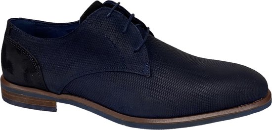 Foto: Berkelmans arcos 2320064128 heren veterschoennette herenschoenen kleur blauw maat 41