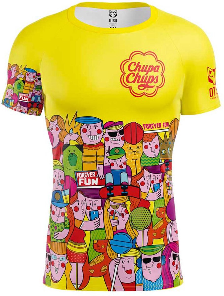 Otso Chupa Chups Forever Fun T-shirt Met Korte Mouwen Veelkleurig S Man