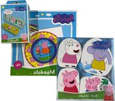 Peppa Pig Set - Set van 3 - Plijsters - Kleurboek - Bad schuimpjes - Kinderset