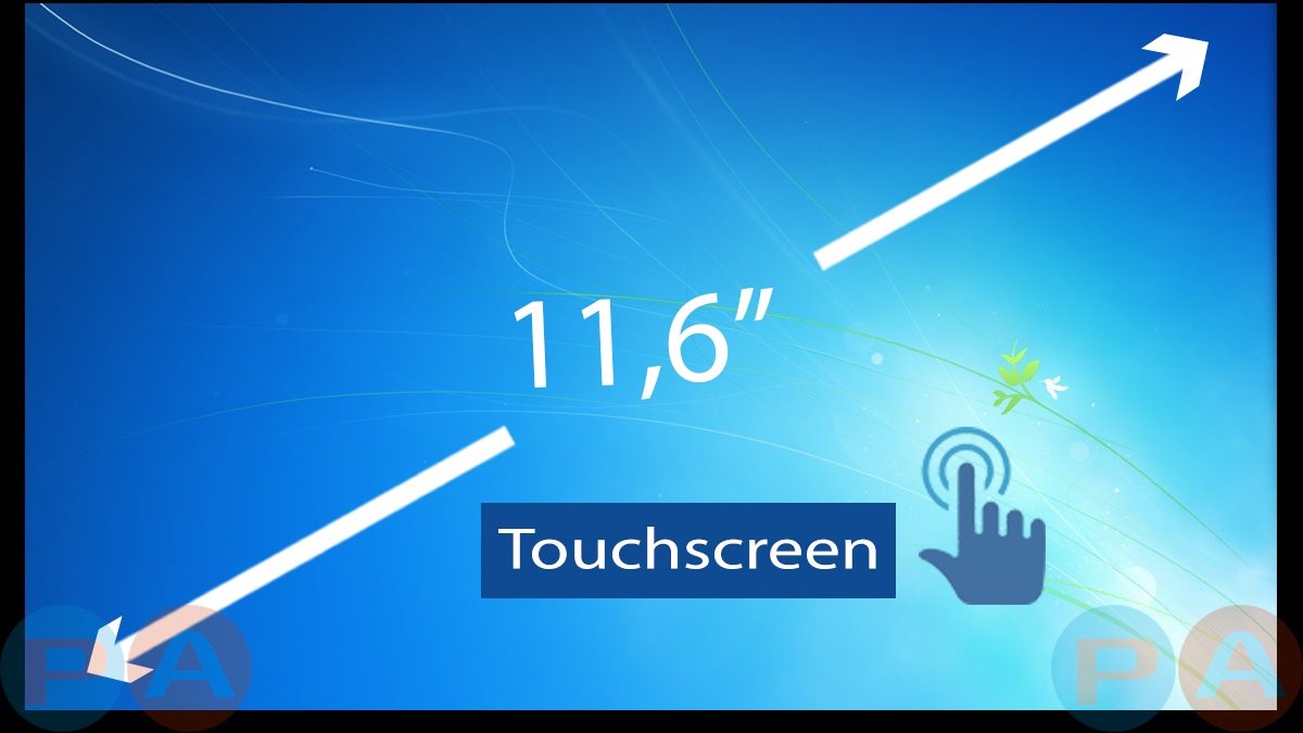 11.6 inch Touchscreen IPS Laptop Scherm 1366x768 Glossy NV116HWMT03 V3.0