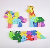 Chad Valley dieren houten puzzel voor kinderen