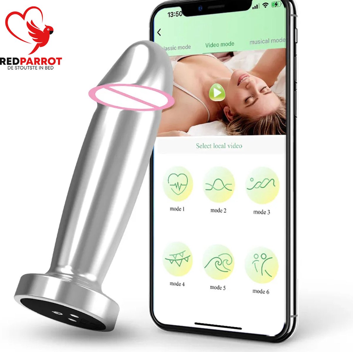 Goedkoopste Bluetooth bestuurbare buttplug - Anaal plug vibrerend - Vibrator - 10 vibratiestanden - APP - Telefoon - Penis buttplug