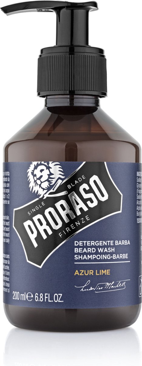 Proraso - Baard Shampoo - Azur Lime - 200ml op Prijzenvolger.com
