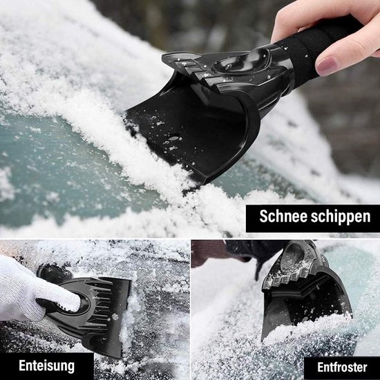Grattoir à glace avec gant doublé pour voiture, SUV et camionnette, grattoir  robuste