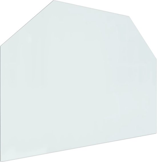 vidaXL Plaque de verre pour cheminée rectangulaire 120x50 cm