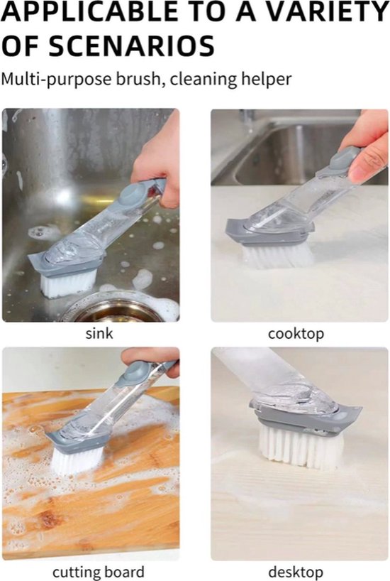 Brosse de cuisine - Brosse de nettoyage - Éponge - Brosse éponge - Brosse à  vaisselle... | bol