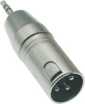 Adaptateur audio XLR (m) - Jack 3,5 mm stéréo (m)