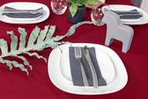 Tafelkleed tafelloper tafellinnen tafeldecoratie tafelkleed (wijnrood, tafelkleed - 120 x 160 cm)