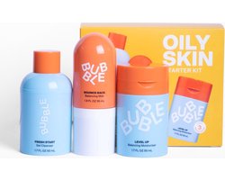 foto van Bubble - Skincare 3-Step Balancing Bundle - For Normal to Oily & Combo Skin - set of 3 - Cadeau