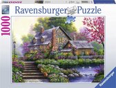 Ravensburger puzzel Romantische Cottage - Legpuzzel - 1000 stukjes