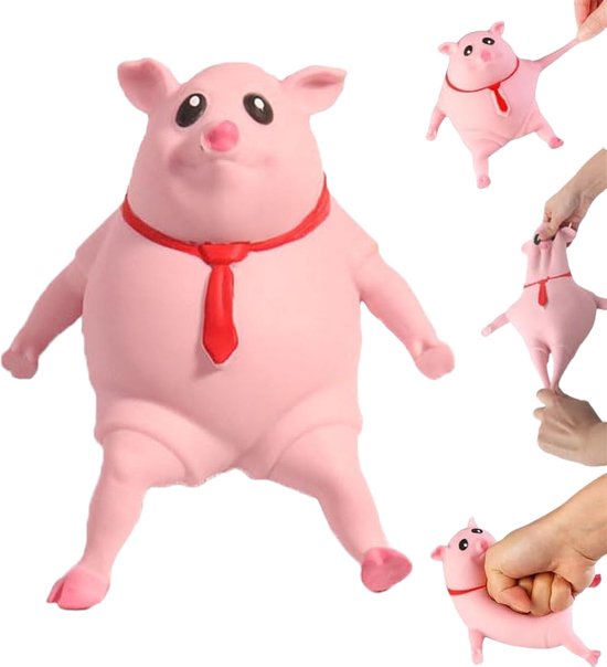 Klikkopers® - Splat Pig - Squishy - Cochon - 15cm - speelgoed anti-stress -  Squishies