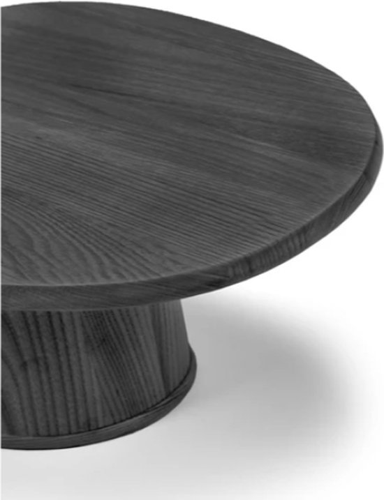 Serax Kelly Wearstler Dune plat à gâteau D29/23,5cm H11,5cm frêne noir