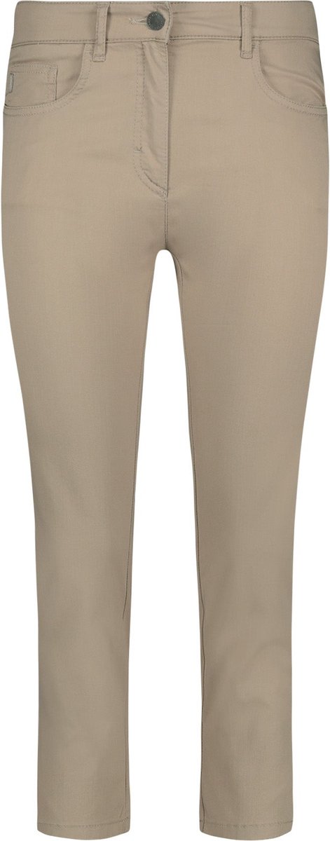 Carla Zomer Katoen Cropped Broek Taupe-Hell | Taupe-hell