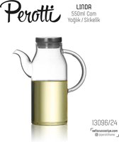 Homestar - Perotti - Linda - 550 ml - Olie azijn fles - Transparant