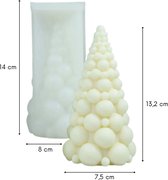 ZoeZo - Kaarsmal - Kerstboom - Bolletjes - Kaars mallen - Siliconen mal - Zelf kaarsen maken - Gips & Epoxy gieten - Zeep maken