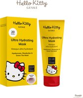 GESKE x Hello Kitty | Hydraterend masker | Eenvoudig aanbrengen met het Sonic Warm and Cool Mask | Verzorgingsmasker met vocht | Gezichtsmaskers voor dames en heren | Vegan formule zonder dierproeven