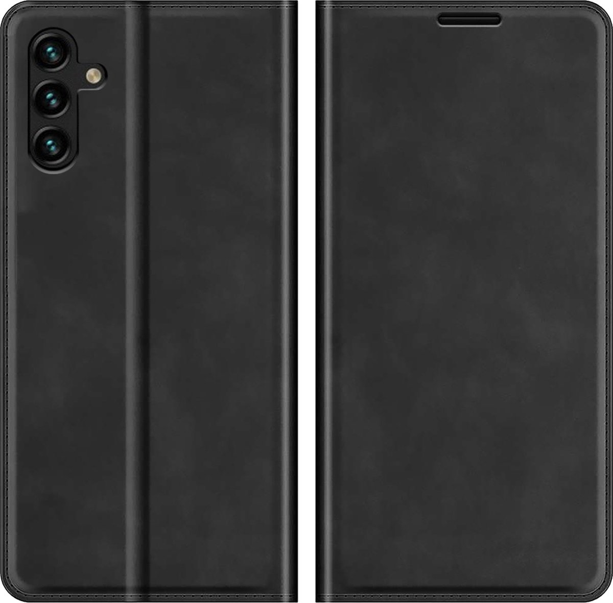 Samsung Galaxy A04s Magnetic Wallet Case - Black