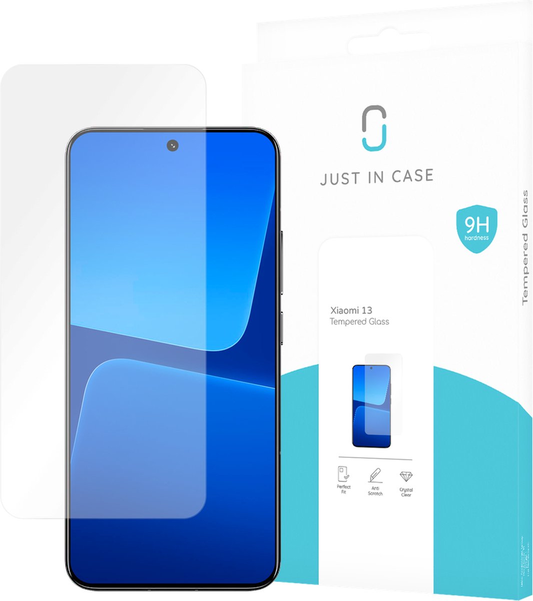 Just in Case screenprotector geschikt voor Xiaomi 13 - Screenprotector Gehard Glas
