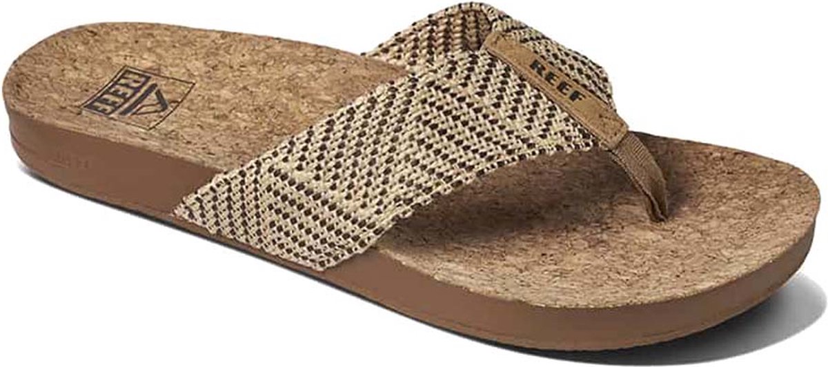 Reef Cushion Strand Teenslippers Chocolate Multicolor