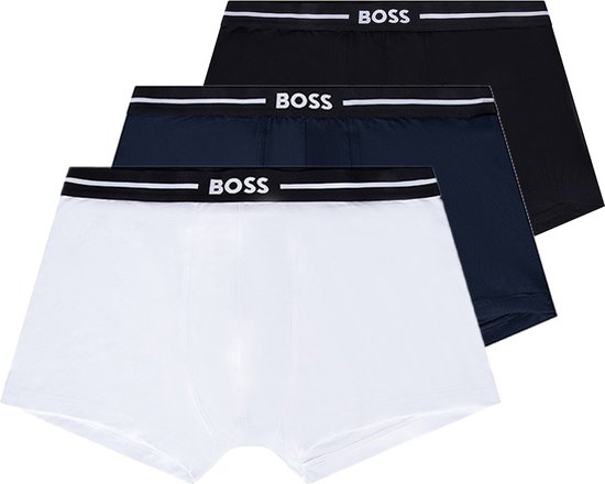 HUGO BOSS Bold trunks (3-pack) - heren boxers kort - multicolor - Maat: S