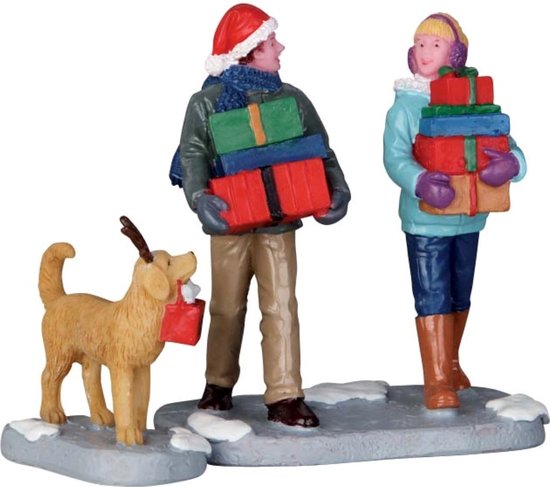 Lemax - Christmas Party -  Set Of 2 - Kersthuisjes & Kerstdorpen