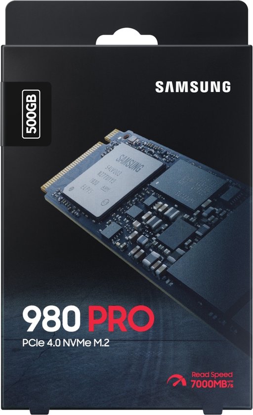 Samsung 980 PRO NVMe - Interne SSD M.2 PCIe - 500 GB | bol.com