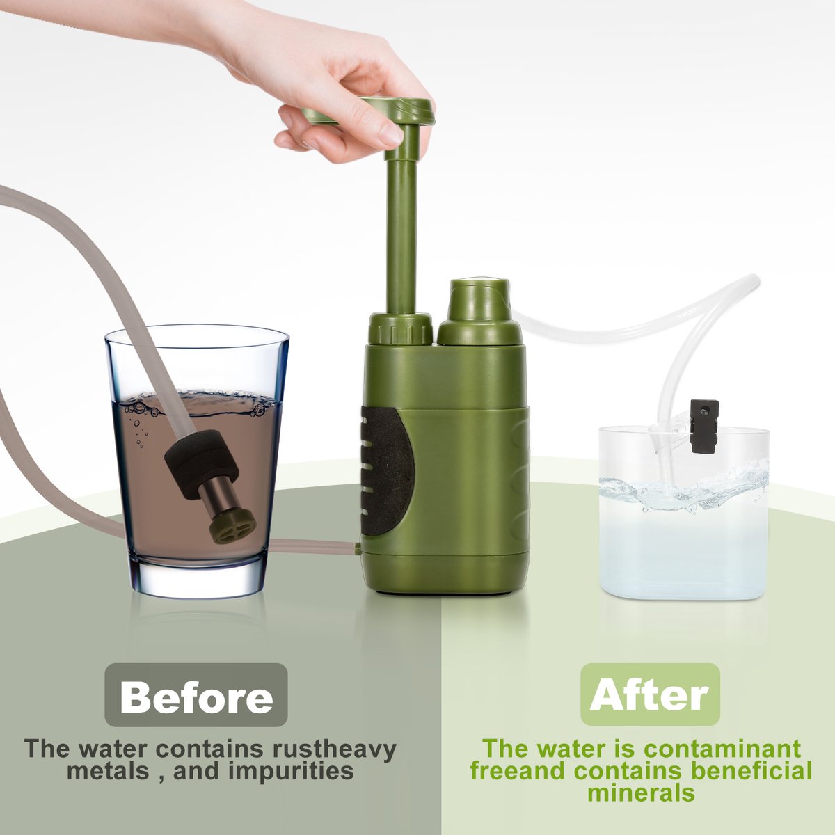 RFWR® Waterfilter voor buiten - Efficiënte drinkwaterfiltratie voor