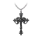 Alchemy - Cross of Baphomet Ketting - Zilverkleurig