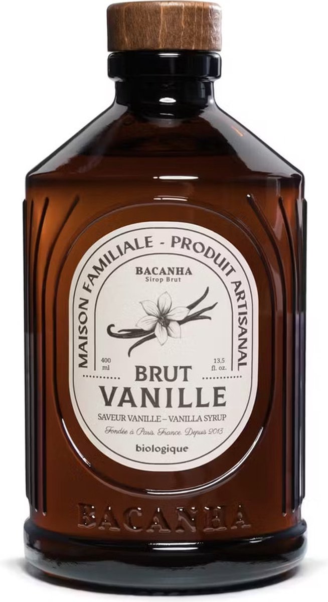 BACANHA - Organic Syrup - BIO - 400ml - Vanille (VANILLE)