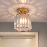 Kristallen Gangpad Lamp - Goud - Plafondlamp- Moderne Lamp - Plafondverlichting Slaapkamer - Woondecoratie - Plafoniere