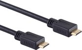 Powteq - Mini HDMI kabel - 5 meter- Gold-plated - 2x Mini HDMI - 1080p - 144 Hz - 4K @ 30 Hz - mini HDMI naar mini HDMI