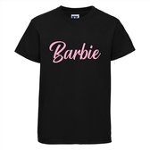 Barbie T-shirt voor kinderen | Zwart kindershirt met print | Barbie shirt | Kids 5-6 jaar