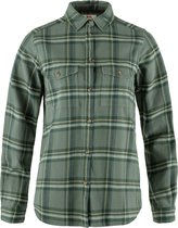 FJALLRAVEN Övik heavy flannel shirt - vrouwen - p.groen - S