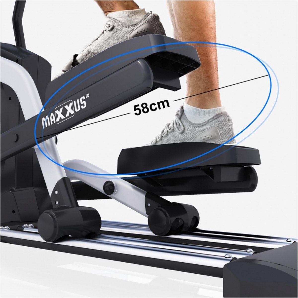 Afbeelding 2 van MAXXUS Crosstrainer CX 6.1 - Hometrainer - Belastbaar tot 160 kg