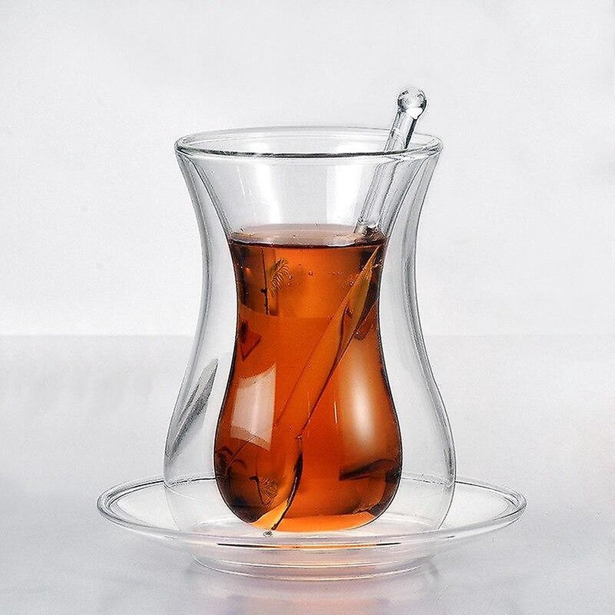 Tasse en verre tasse à expresso en verre isolée à double paroi 150