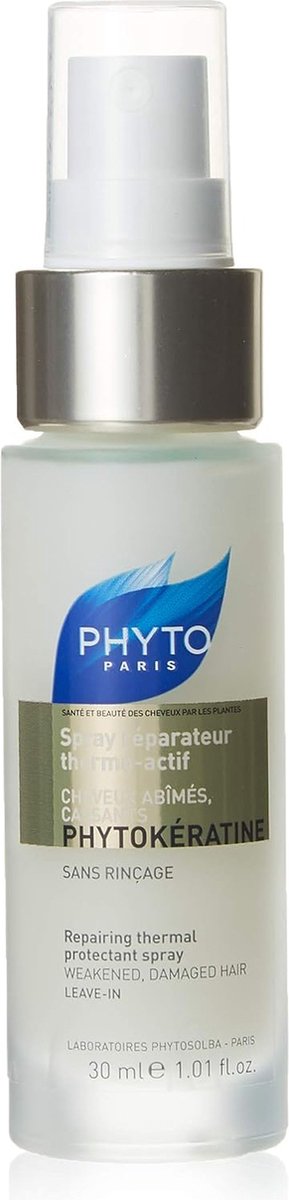 Phyto Paris Phytokératine Repairing thermal protectant spray Weakened, Damaged Hair 30ml
