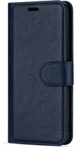 Hoesje Geschikt voor OPPO A98 5G hoesje/book case met pasjeshouder hoge kwaliteit Donkerblauw