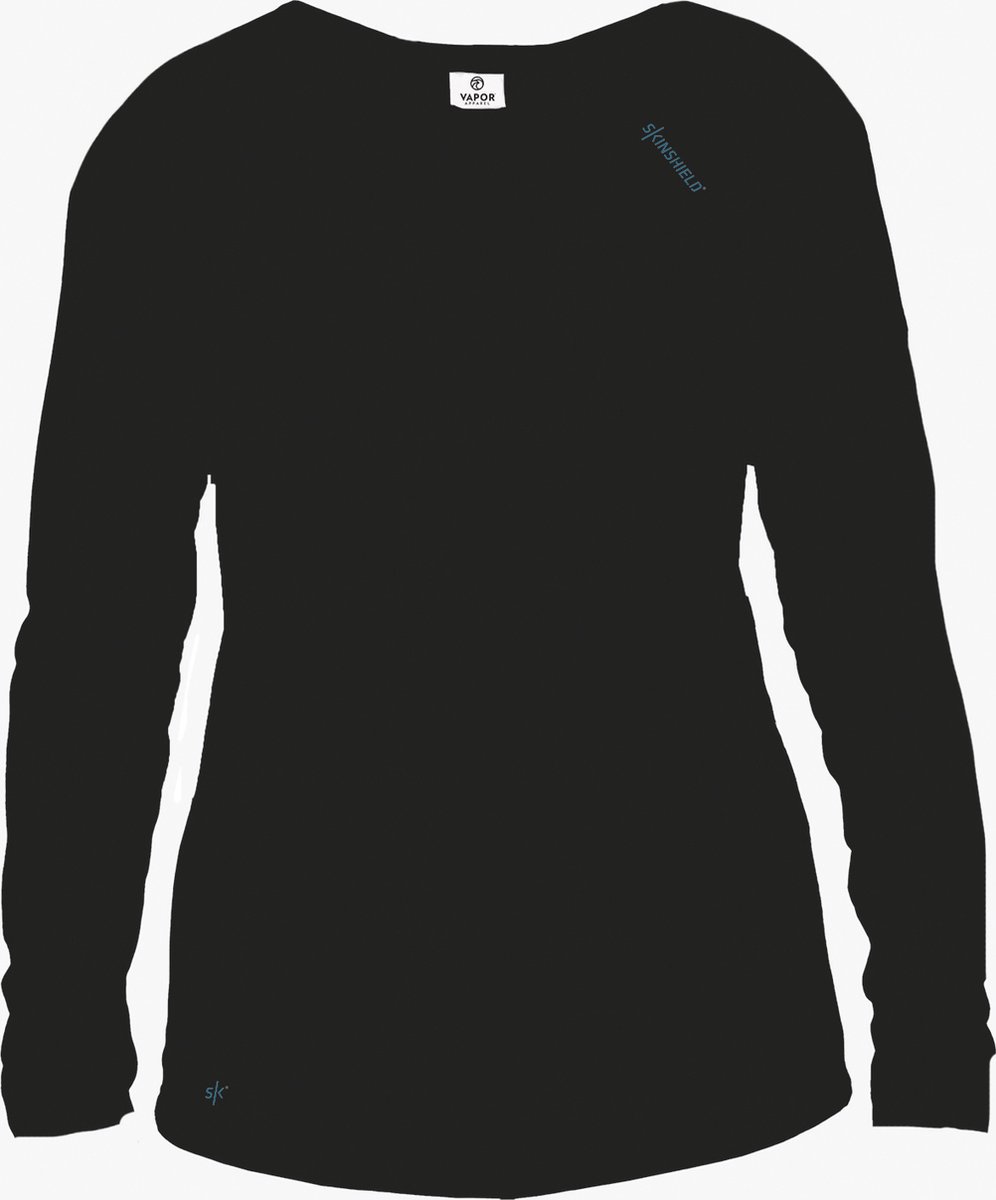 SKINSHIELD UV Shirt met lange mouwen voor dames Zwart