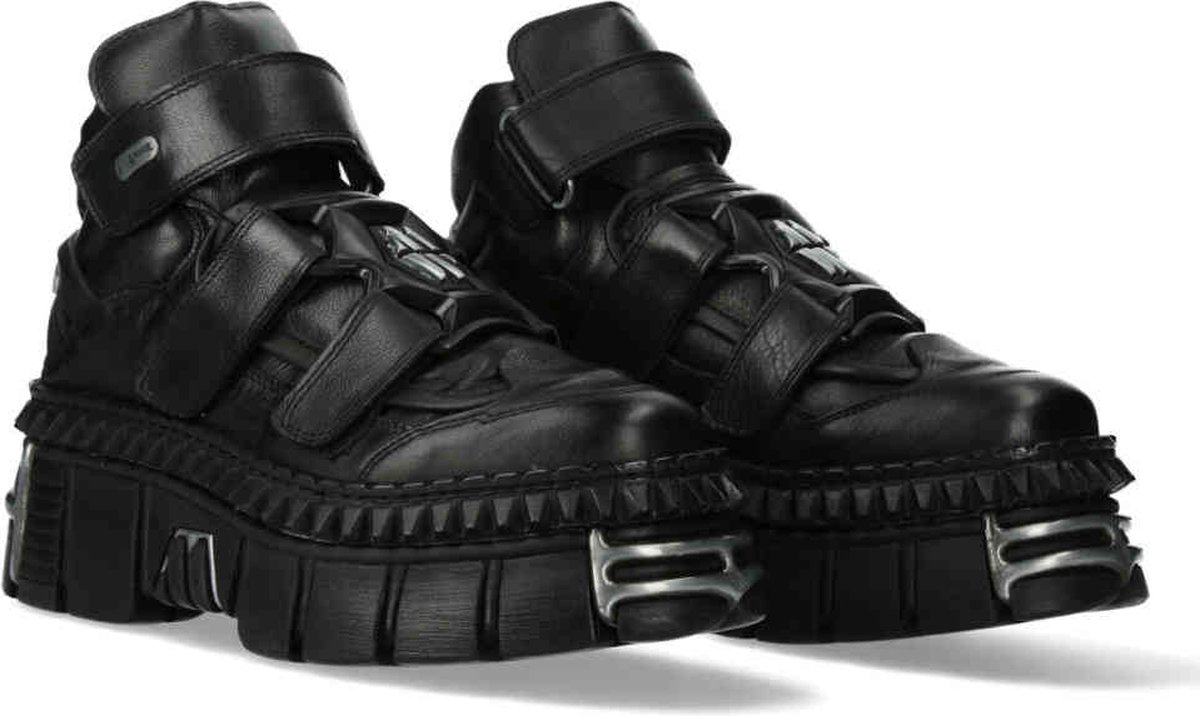 New Rock M-WALL285-S9 Plateau Laarzen 45 Shoes Zwart