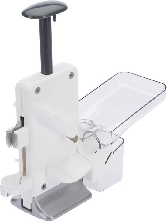 Dénoyauteur double cerises et dénoyauteurs de prunes, ultra rapide : 2 cerises en une fois, avec jeu de 4 pièces d'usure, plastique/acier inoxydable/aluminium, noyau de tomate, blanc/argent